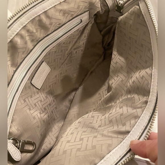 Cole Haan Off White Vintage Leather Shoulder Bag - Picture 7 of 9